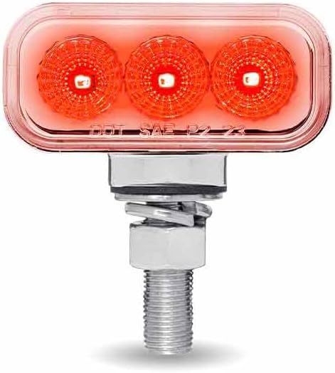 Dual Revolution Amber/Red/Blue 1.8" MINI rectangular pedestal LED marker/turn signal/auxiliary light