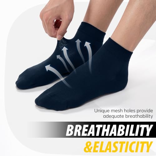 Chaussettes sport coton respirant TIBISI socquettes basses hommes femmes 35-38