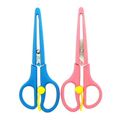 Homyl 2 peças de tesouras de aço inoxidável para costura de tesoura e capa