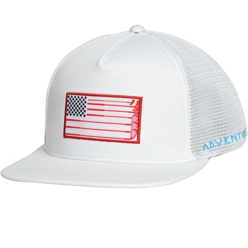 Image of EDTREK Adventure Snapback Hat - Surf Hat - Beach Hat - Hiking Trucker Hat - Flying High Hat