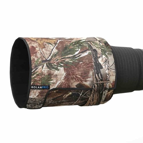 Rolanpro Waterproof Lens Hood Telephoto Lens Folding Hood for Sony FE 200-600mm F5.6-6.3 G OSS Super Telephoto Zoom Lens -#3 Jungle C