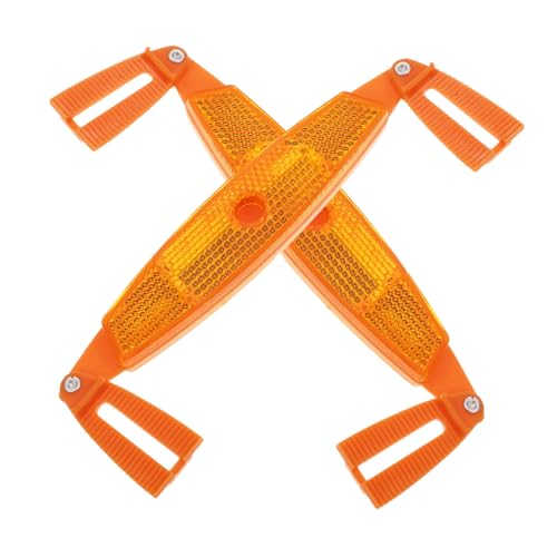 balacoo Bike Reflectors 2 Pack Led Spoke Reflectors for Bicycle Safety Lights for Night Riding Easy Install Reflective Wheel Decorations