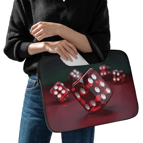 Maletín para portátil impermeable de 17 pulgadas rojo miniatura 2