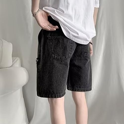 Jorts en denim homme short en jean décontracté perforé été