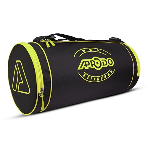 Image of APRODO Polyester PU Coated Sports Duffle /Shoulder /Gym Bag for Men & Women, 23L (18 x 9 x 9) Inch