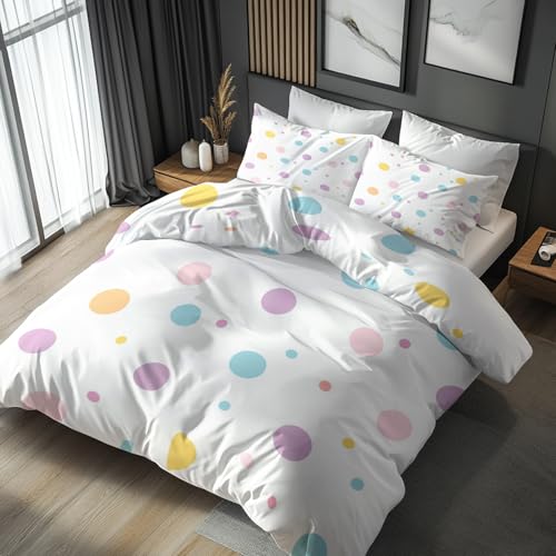 Funda Nordica Cama 105 Lunares Infantil