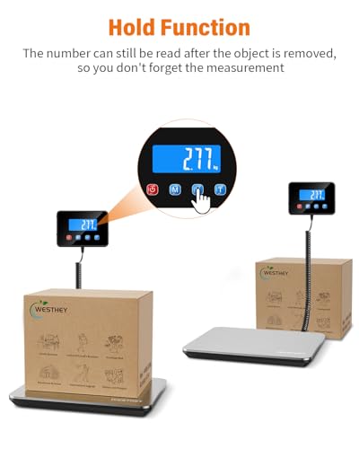 shipping scale 05oz-440lb high accuracy postal digital weight luggage scale for packages warehouse home small business pet food mail