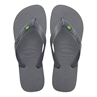 Havaianas - Top Brasil, Bequeme, Robuste und Leichte Badelatschen, mit Rutschfesten Sohlen, Brasilien-Flagge auf den Riemen, Unisex Erwachsene