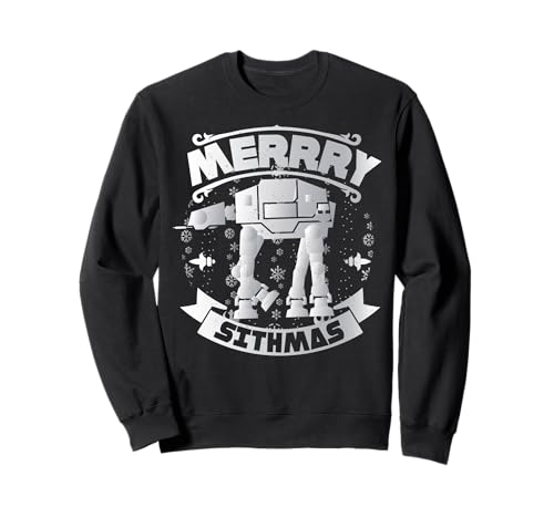 Image of Star Wars AT-AT Christmas Merry Sithmas Holiday Sweatshirt
