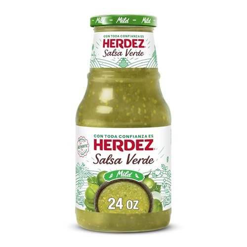 Image of HERDEZ Salsa Verde, Mild, 24 oz Jar- Tangy Tomatillo Green Salsa for Mexican Recipes & Dips