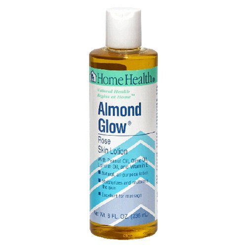 Home Health Almond Glow Skin Lotion, Rose, 8-Ounces by Home Health