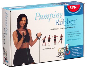 Sistema SPRI PRX-R Pumping Rubber Workout Kit con gomas elásticas de caucho reforzado