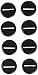 Privateer Press 40mm Bases (8) Game