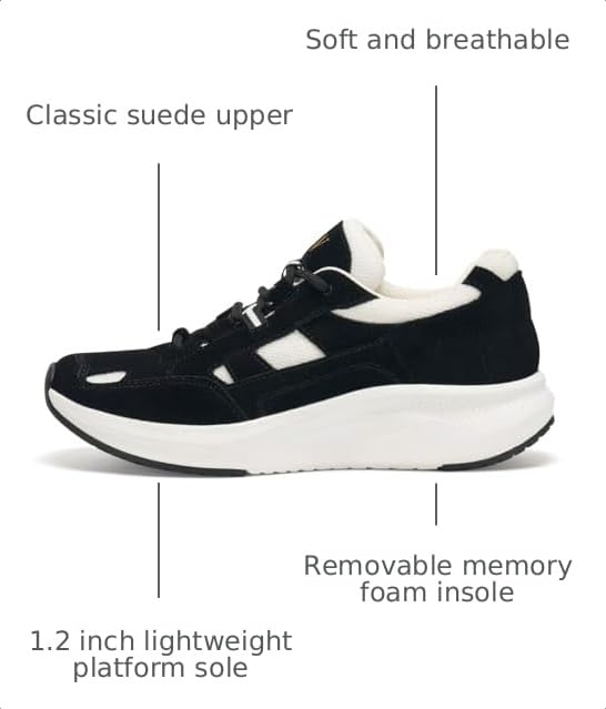 Image of Journey West Suede Slip-on Penny Loafers Sneakers Shoes for Women