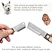 Cimvidi Trimmmesser für Hunde, 2-Teiliger Satz Haustier Trimmer Edelstahl Trimmer Set Hundefellpflege Haustier Produkte Haarkratzer Kamm Geeignet Für Katzen Hunde