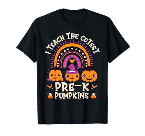 Maestro Halloween Enseño las calabazas Pre-K más lindas Camiseta