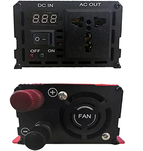 Convertisseur de voiture 48V 110V 1600W avec écran LED pour PC portable