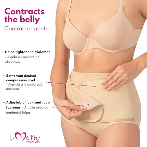 NEWFORM iMom Postpartum Belly Band - Tummy Control Underwear for Women High C Section Recovery Fajas Postparto para Mujer4