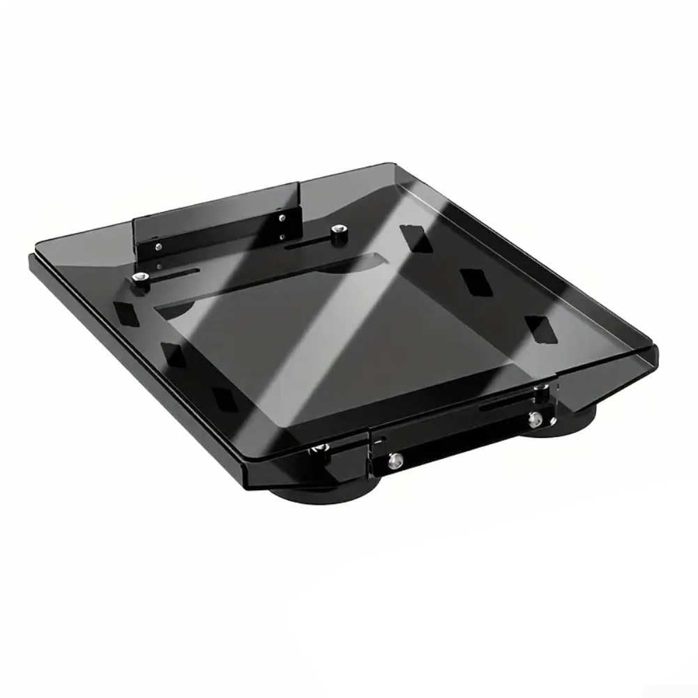 Soporte magnético de montaje de techo para acero al carbono con cubierta de policarbonato transparente, 4 imanes recubiertos de goma para caravana, furgoneta, barco, camión, pintura, fuerte