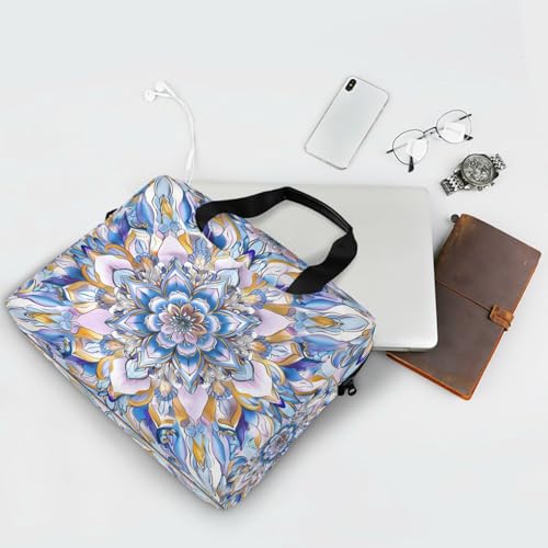 Funda porta laptop 15.6" bolso con asa y correa cruzada miniatura 7