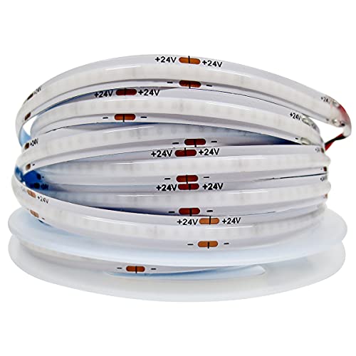 Tira LED Flexible COB Azul 16.4ft 24V Super Brillante miniatura 2