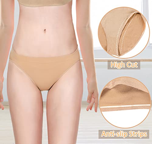 Image of WYHDY Women and Girls Camisole Undergarment Leotard Ballet Briefs Seamless Underwear Dance Wear