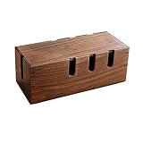 Tamaño del producto: 12.2 * 5.1 * 4.7 pulgadas, pino / haya / nogal, material de madera maciza, sensación cómoda de la mano, buen rendimiento de aislamiento, protección de seguridad