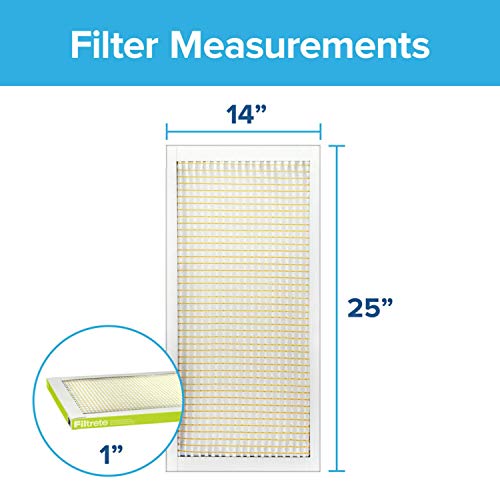 Filtrete DR04- 6pk- 1e Air Filter, 14 in. x 25 in. x 1 in., weiß-2