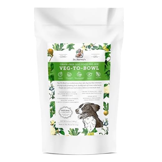 Dr. Harvey's Veg-to-Bowl Dog Food, Human Grade Dehydrated Base Mix for Dogs, Grain Free Holistic Mix, Trial Size (6.5 Oz)