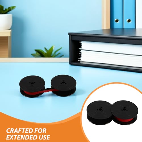 Cinta para máquina de escribir de nailon resistente con tinta bicolor rojo y negro 3