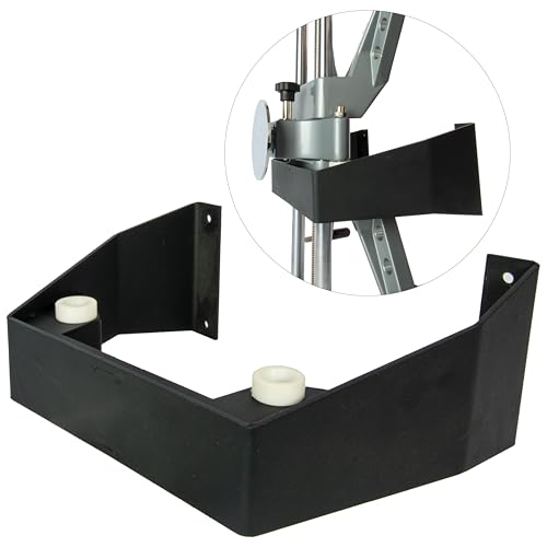 Zackman Scientific AutoSolo Heavy-Duty Wall Mount Rack for AutoSolo ASWG001 Wheel Clamp - Black Powder Coated Steel with Complete Screw Set - Ideal for Garage Organization & Wheel Alignment Tools