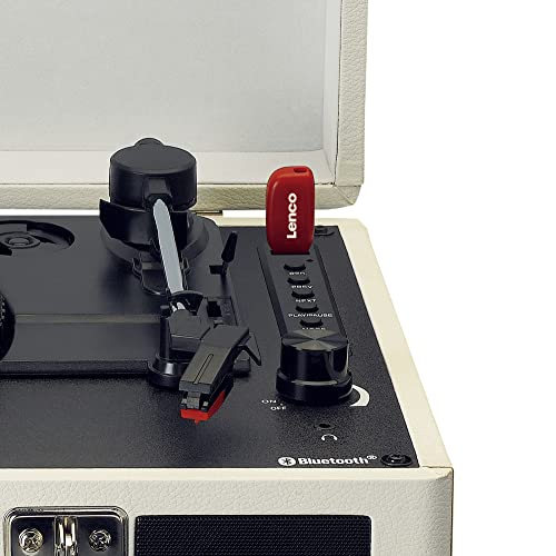 Classic Phono Lenco TT-115 crème - Les Beatles, Paul McCartney, John Lennon, RIngo Starr, George Harrison Classic Phono Lenco TT-115 crème – Image 6