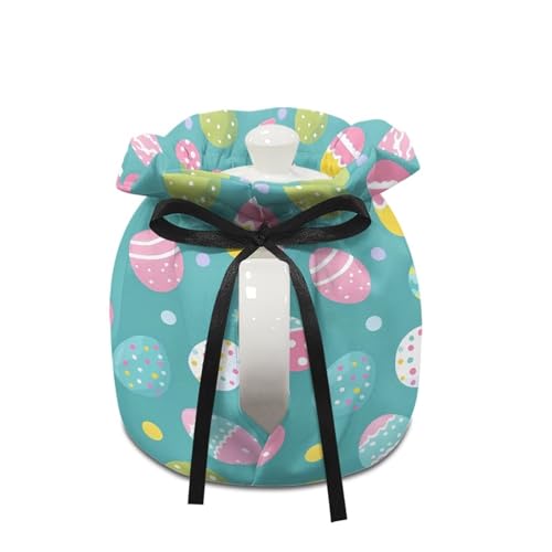 Image of Colorful Eggs Insulated Teapot Cover, Heat Preservation Washable Teapot Protective Cosy for Kitchen Home Tea Party Decor, Red