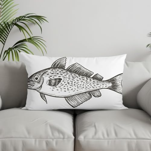 Housse de coussin industrielle imperméable 50x75cm CEVAN soie matelassé