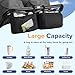 PHOEBUS BABY Double Stroller Caddy Organizer with 2 Insulated Cup Holder, Parent Console Fits for BOB Duallie, Jeep, Baby Jogger City Mini GT2 and UPPAbaby, Double Jogging Stroller Accessories