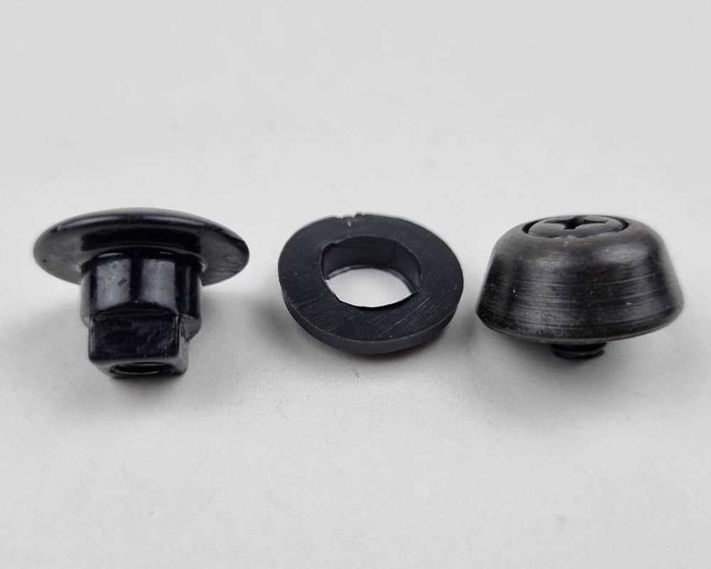Replacement Rear Window Latch Bolt Nut Screw Black Cab Glass for 1995 2004 Toyota Tacoma T100 RZN KDN VZN 150 RZN171 VZN170 KDN170 (Black TT293)