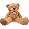 Joyfay 63 Giant Teddy Bear Light Brown Huge 5.25 feet Stuffed Teddy Bear Soft Toy Valentine's Big Gift