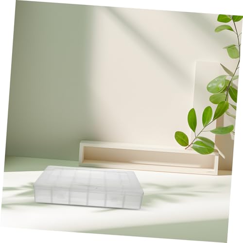 Boîte de rangement pour petits objets x2 NUOBESTY transparente à compartiments - 7