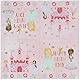 Folat 27487 Prinzessin Geburtstag Deko Rosa - Servietten - Pretty Princess - 33 x 33 cm - 20 Stück - Prinzessin Partygeschirr für Prinzessinparty