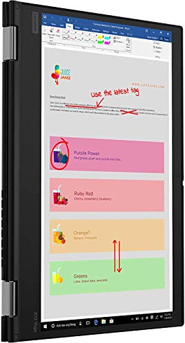 Image of Lenovo ThinkPad X13 Yoga Gen 1 13.3 inch Touchscreen 2 in 1 Notebook, Intel Core i7-10510U, 8GB RAM, 256GB SSD, Windows 10 Pro (20SX001XUS)