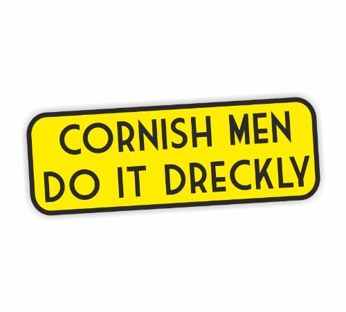 Sea View Stickers Cornish Men Do It Dreckly