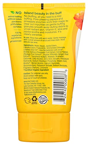 Alba Botanica Hawaiian Pineapple Enzyme Facial Scrub, 4 Oz #TOP1
