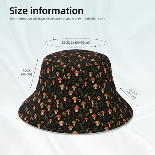 Image of Bucket Hat Double-Side-Wear Reversible Sun Hat Beach Travel Hiking for Women Men