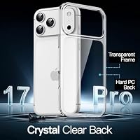 JETech Hülle für iPhone 17 Pro, Anti-Vergilbung, Durchsichtig – Ansicht 3