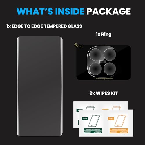 Image of ArmourPro Advanced HD+ UV Tempered Glass for Redmi Note 15 Pro Plus with Black Camera Lens Protector, Edge-to-Edge Clear Screen Guard, Anti-Scratch, Case Friendly, Bubble-Free Kit