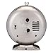 Westclox Big Ben Classic Alarm Clock - Silver Metal Round Design, 6.3