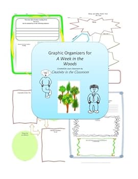 Paperback Graphic Organizers for A Week in the Woods Book