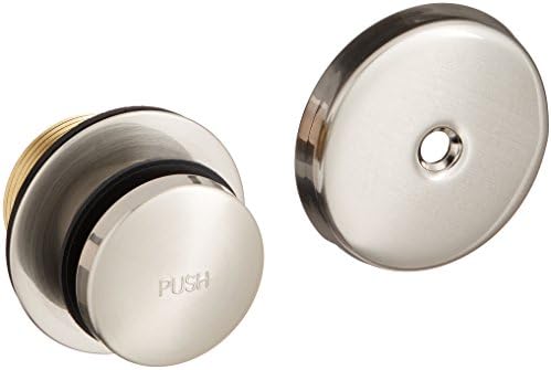 Jones Stephens Corporation B5161BN Brushed Nickel One Tub Drain Conversion 1-Hole Toe-Touch Conv KIT