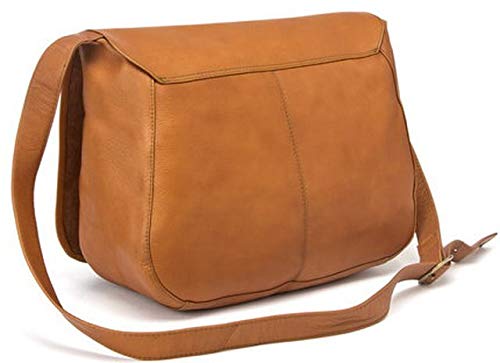 Le Donne Leather Full Flap Shoulder Bag - Colombian Vaquetta Leather Bag, 13.5”3