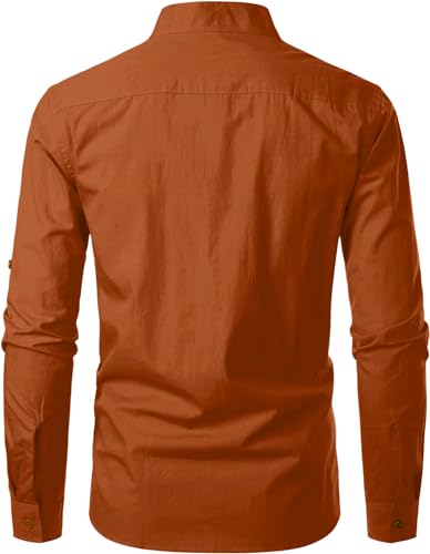 Image of Men's Kurta || Chinese Collar Long Sleeves || Straight Hip Length Kurtas || Short Kurta for Men || for Festival || Function || Occasion Wear Fancy Kurta for || Best Gifts for Mens